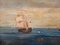Artista francés, Batalla naval, década de 1800, óleo a bordo, enmarcado, Imagen 3