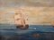 French Artist, Naval Battle, 1800s, Oil on Board, Framed 3