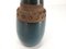 Vaso in ceramica smaltata blu di Bitossi, Immagine 3