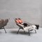 Flag Halyard Lounge Chairs by Hans Wegner for Getama, Set of 2 10
