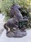 Caballo asustado, Escultura grande de bronce, siglo XX, Imagen 3