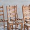 Sedie da pranzo Mid-Century in quercia di Henning Kjaernulf, Danimarca, set di 6, Immagine 4