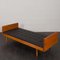 Danish Daybed in Teak and Black Leather from Horsens Mobelfabrik, 1960s 8