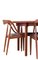 Model 16 Chairs in Teak by Johannes Andersen for Uldum Møbelfabrik, 1950s, Set of 4 2