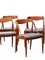 Model 16 Chairs in Teak by Johannes Andersen for Uldum Møbelfabrik, 1950s, Set of 4, Image 12