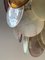 Plafoniera in metallo cromato e vetro di Murano attribuita a Vistosi, Italia, anni '60, Immagine 3