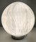 Postmodern White Murano Glass Table Lamp from La Murrina, Italy, 1980s 5