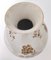 Jarrón de cerámica marfil con detalles florales marrones de Rosenthal, Italia, 1943, Imagen 12