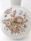 Ivory Ceramic Vase with Brown Floral Details from Rosenthal, Italy, 1943, Image 14