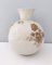 Ivory Ceramic Vase with Brown Floral Details from Rosenthal, Italy, 1943, Image 10