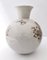 Ivory Ceramic Vase with Brown Floral Details from Rosenthal, Italy, 1943, Image 5