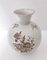 Ivory Ceramic Vase with Brown Floral Details from Rosenthal, Italy, 1943, Image 11