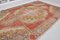 Oushak Distressed Floral Rug, 1960s 4