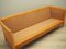 Danish Orange Leather Sofa, 1970s, Image 26