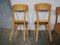 Beech Dining Chairs, 1950s, Set of 4 8