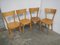 Beech Dining Chairs, 1950s, Set of 4 1