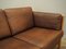 Danish Brown Leather Sofa, 1970s 15