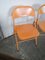 Metal Folding Chairs, 1970s, Set of 3 7