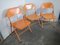Metal Folding Chairs, 1970s, Set of 3 2