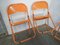 Metal Folding Chairs, 1970s, Set of 3 4