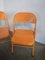Metal Folding Chairs, 1970s, Set of 3 5