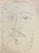 Lithographie Originale Pablo Picasso, Portrait d'Homme, 1957 2