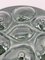 Oyster Plates and Dish in Saint Clément Barbotine, 1950, Set of 8, Image 13