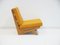 Lounge Chair with Beech Frame and Mustard Fabric Upholstery by Georg Thams, 1970s, Image 3