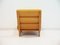 Lounge Chair with Beech Frame and Mustard Fabric Upholstery by Georg Thams, 1970s 5