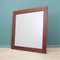 Danish Mirror in Mahogany Frame, 1970s 1