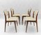 Chaises de Salle à Manger Scandinaves en Bois, 1960s, Set de 5 1