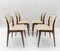 Skandinavische Esszimmerstühle aus Holz, 1960er, 5 . Set 1