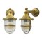 Navy Style Outdoor Wall Sconces in Brass and Crystal, Set of 2, Image 4
