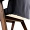 Escritorio de teca y estructura de cuero y silla de comité modelo Pj Si 30 A atribuida a Pierre Jeanneret Chandigarh, India, años 60. Juego de 2, Imagen 15
