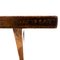Escritorio de teca y estructura de cuero y silla de comité modelo Pj Si 30 A atribuida a Pierre Jeanneret Chandigarh, India, años 60. Juego de 2, Imagen 11