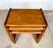 Brutalist Beech Nesting Side Tables, Germany, 1970s, Set of 3 8