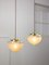 Mid-Century Italian Brass and Glass Pendant Lamps, Set of 2 15