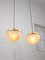 Mid-Century Italian Brass and Glass Pendant Lamps, Set of 2 14