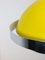 Lámpara colgante italiana era espacial de metal en amarillo y cromo, años 70, Imagen 6