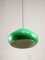 Grüne italienische Vintage Billardtischlampe aus Messing & Kunststoff 6