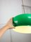 Vintage Italian Green Pool Table Lamp in Brass and Plastic, Image 13