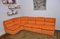 Orange Corduroy Modular Sofa, 1970s, Set of 5, Image 2