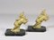 Art Deco Ibex Bookends by Franjou / Hippolyte Moreau, 1930s, Set of 2 3