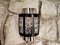 Brutalist Black Metal and Glass Wall Sconce Lamp, Soviet Union, 1974, Image 4