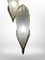 Apliques Art Déco de plumas de pavo real de Ejg {Jean Gauthier}, 1930. Juego de 2, Imagen 6