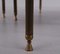Hollywood Regency Brass Nesting Tables from Maison Charles, France, 1950s, Set of 3 10