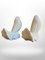 Art Deco Doves in White Ceramic by Jacques Adnet, 1930s, Set of 2 7