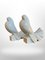 Art Deco Doves in White Ceramic by Jacques Adnet, 1930s, Set of 2, Image 3