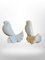 Art Deco Doves in White Ceramic by Jacques Adnet, 1930s, Set of 2, Image 15