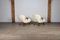 Set of Early Clam Chairs in Curly Sheepskin by Madsen & Schübel, 1944 11